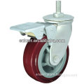 medium heavy duty polyurethane threaded stem swivel caster